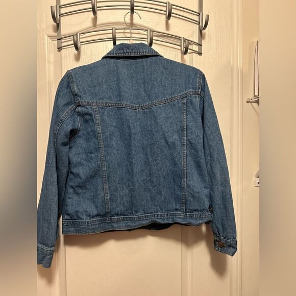 Vintage 90’s Bill Blass Denim Jean Jacket Classic trucker women’s MP blue Petite - Picture 4 of 15